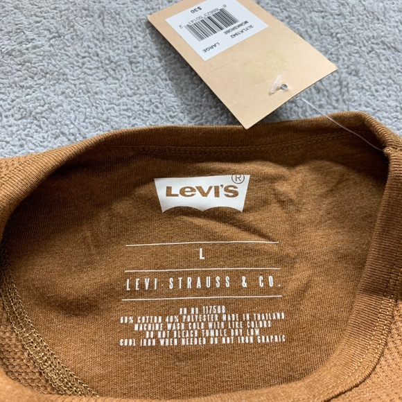 NWT Men’s size Large Levi’s long sleeve shirt - Picture 4 of 4